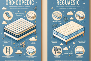 ¿Cuál es la diferencia entre colchones ortopédicos y regulares?
